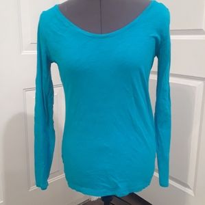 Ann Taylor Loft Blue Shirt